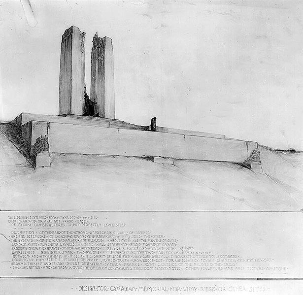 615px-Vimy_Memorial_-_Allward_design_submission.jpg